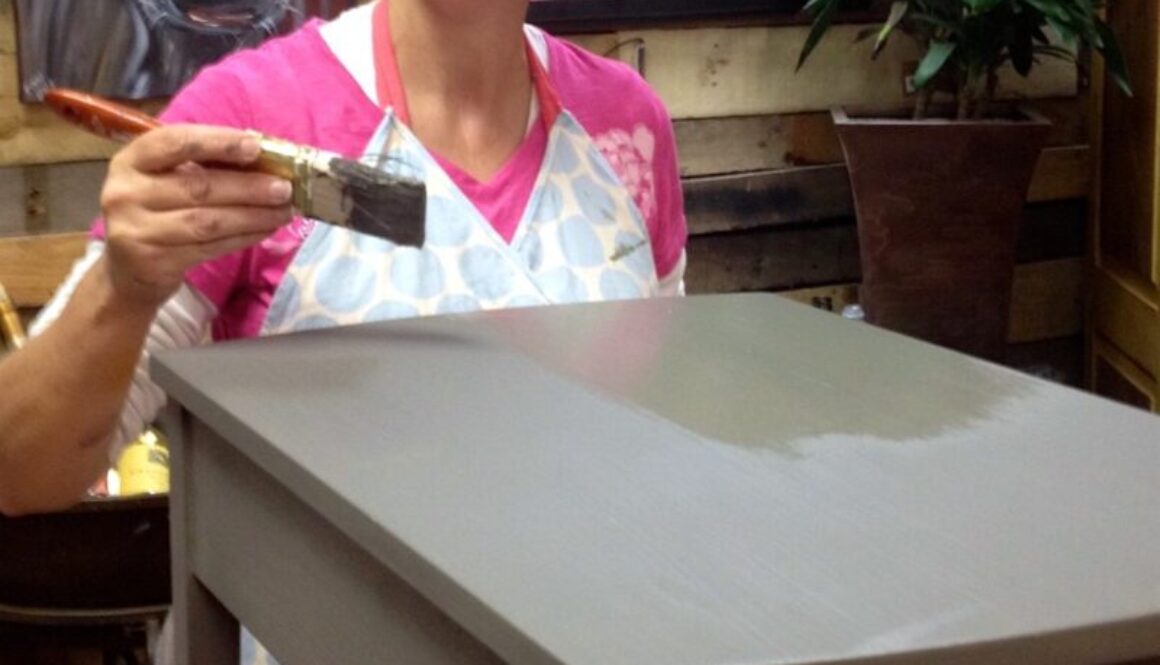 Top Coat Over Chalk Paint