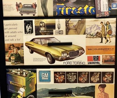 Motor City Vintage Magazine Ad Muscle Car Decoupage
